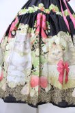画像3: BAROQUE / Strawberry field’s Cats イチゴ畑の猫たちジャンパースカート M ブラック H-26-03-22-1018-EL-OP-NS-ZH (3)