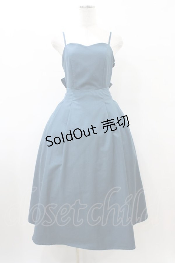 画像1: an another angelus / バックカッティングキャミワンピース Free BLUE GREEN H-26-03-22-1020-CA-OP-NS-ZH (1)