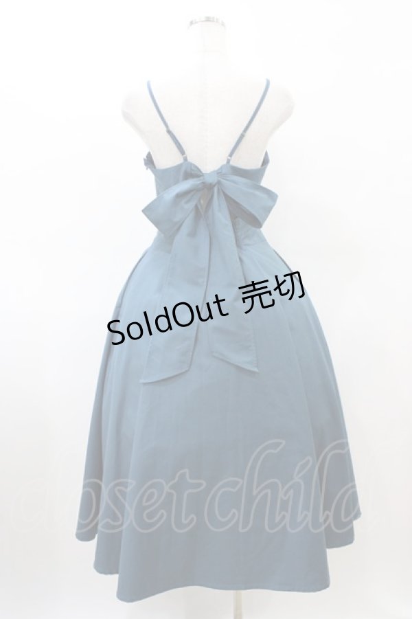 画像2: an another angelus / バックカッティングキャミワンピース Free BLUE GREEN H-26-03-22-1020-CA-OP-NS-ZH (2)