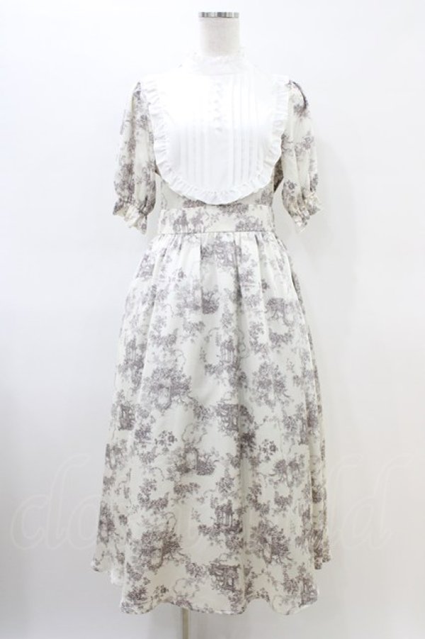 画像1: m petit by misako / AM*トワルドジュイワンピース S オフ H-26-03-22-1023-LO-OP-NS-ZH (1)