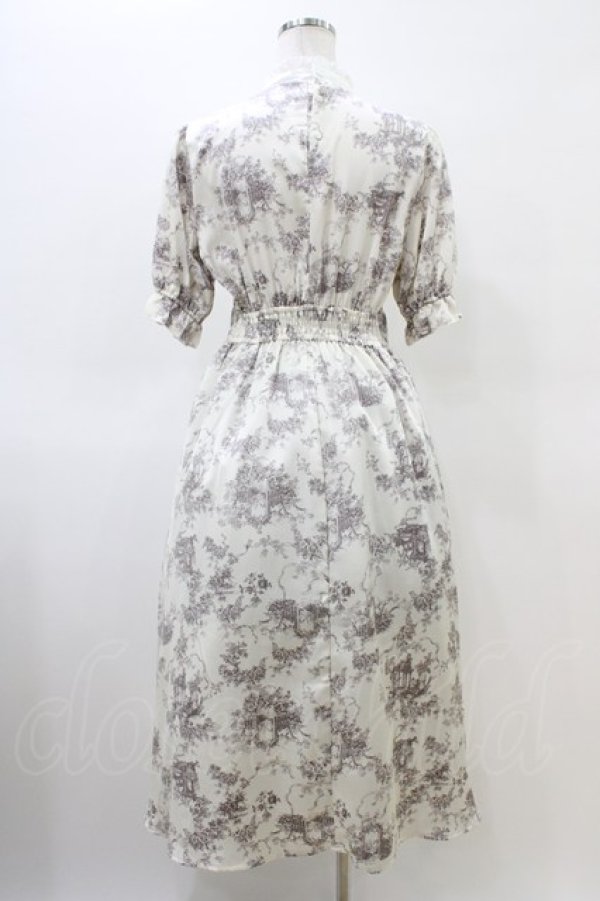 画像2: m petit by misako / AM*トワルドジュイワンピース S オフ H-26-03-22-1023-LO-OP-NS-ZH (2)