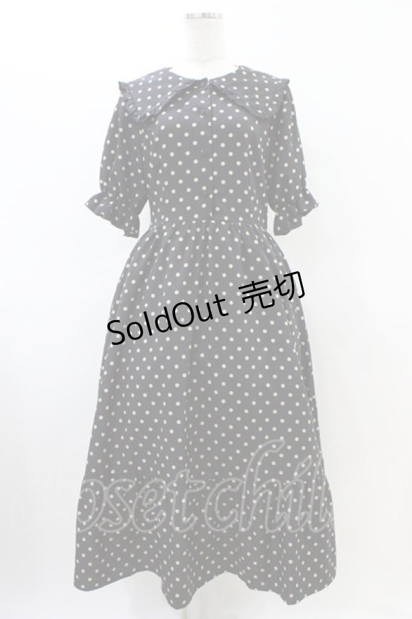 画像1: m petit by misako / ナシジドットワンピース L ブラック H-26-03-22-1025-LO-OP-NS-ZH (1)