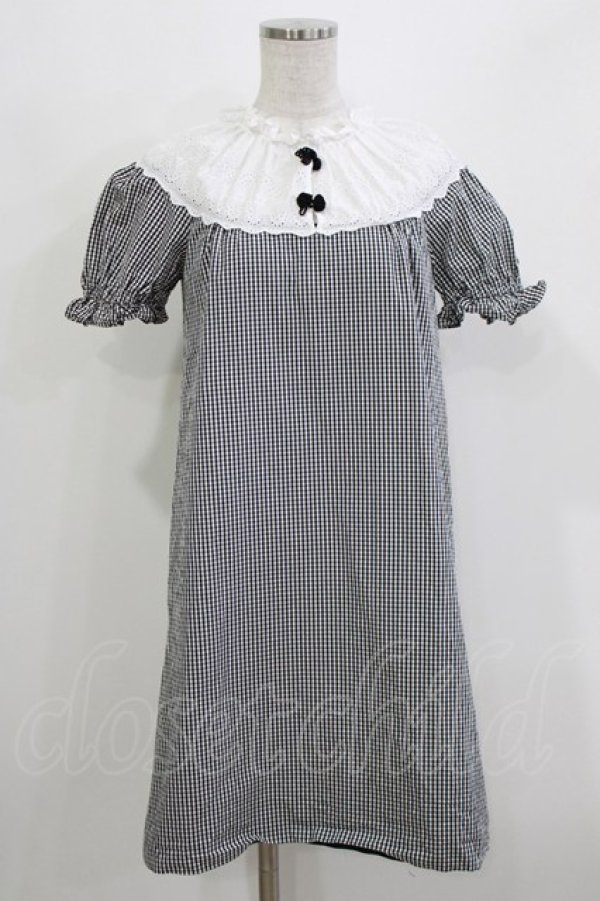 画像1: MILK / シャングリ・ラドレス  ブラックギンガム H-26-03-22-049-ML-OP-KB-ZH (1)