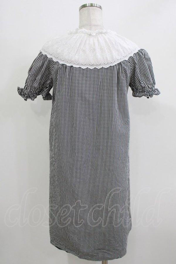 画像3: MILK / シャングリ・ラドレス  ブラックギンガム H-26-03-22-049-ML-OP-KB-ZH (3)