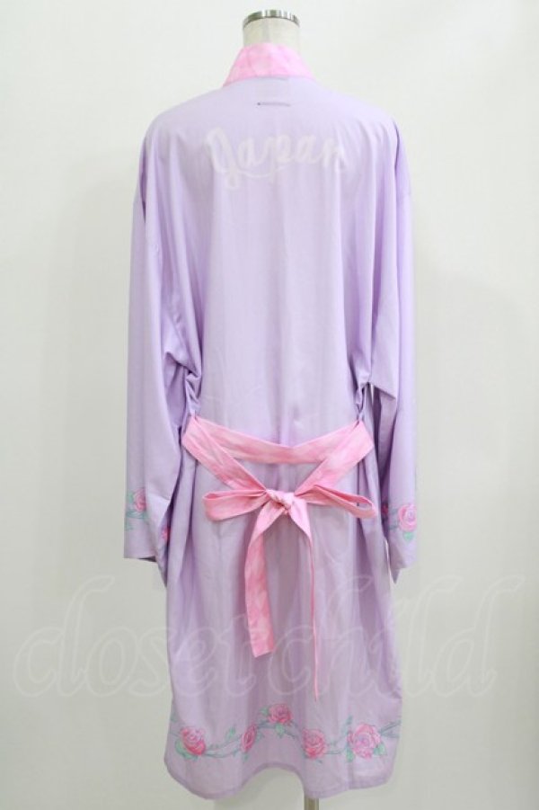 画像3: LISTEN FLAVOR / ゴシックローズキモノガウン  ラベンダー H-26-03-22-050-PU-TO-KB-ZH (3)