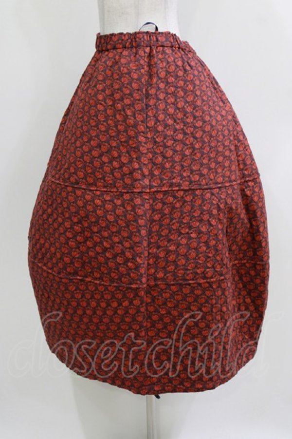 画像2: Jane Marple Dans Le Salon / Tudor tulip matelasse skirt  ネイビー H-26-03-22-006-JM-SK-KB-ZH (2)