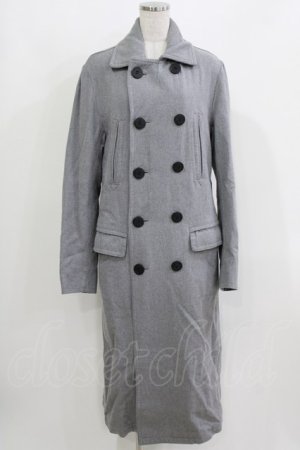 画像: HYSTERIC GLAMOUR / ウールロングコート M グレー H-26-03-22-054-PU-CO-AK-ZH