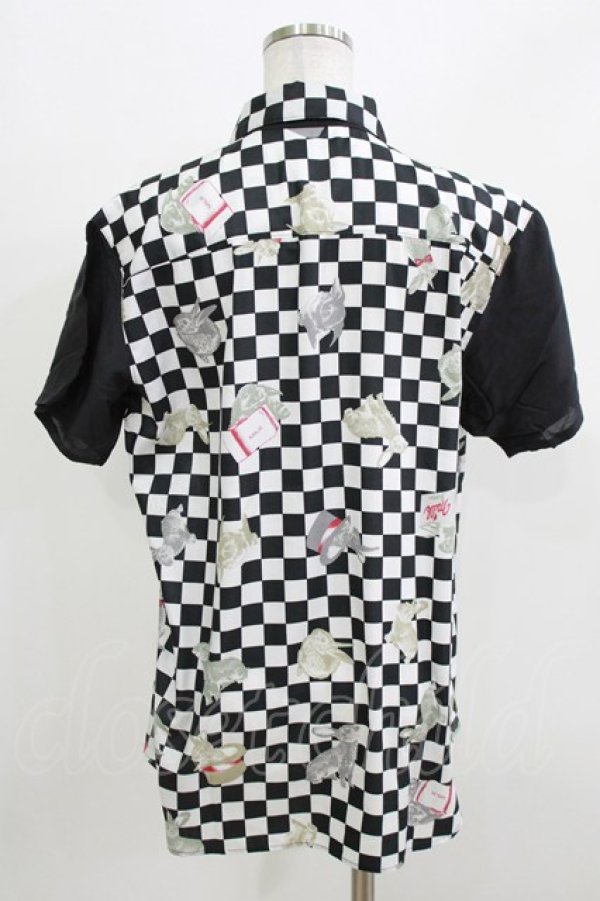 画像2: MILKBOY /OCK BUNNY SHIRTS  白×黒 H-26-03-22-055-MB-BL-AK-ZH (2)