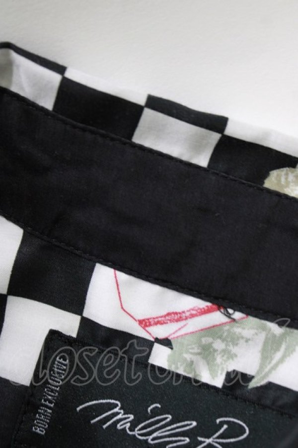 画像4: MILKBOY /OCK BUNNY SHIRTS  白×黒 H-26-03-22-055-MB-BL-AK-ZH (4)