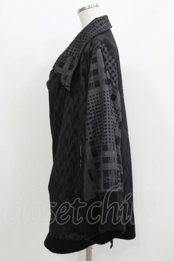 画像2: Sixh / 切替ライダースジャケット  黒 H-26-03-22-056-HN-JA-AK-ZH (2)