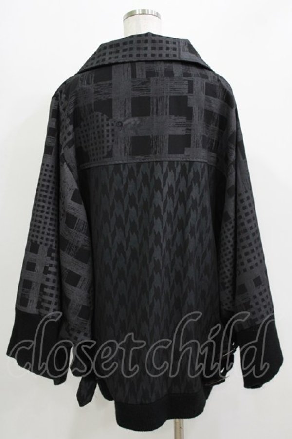 画像3: Sixh / 切替ライダースジャケット  黒 H-26-03-22-056-HN-JA-AK-ZH (3)