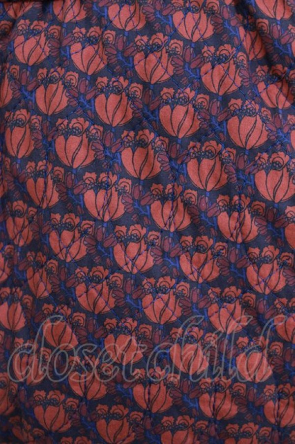 画像4: Jane Marple Dans Le Salon / Tudor tulip matelasse skirt  ネイビー H-26-03-22-006-JM-SK-KB-ZH (4)