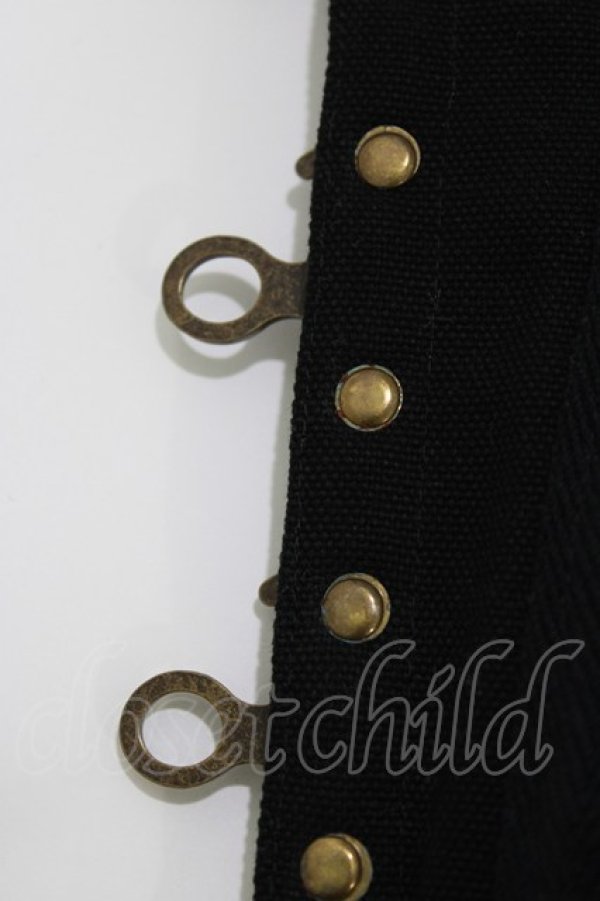 画像4: abilletage / 迷彩柄切替ミニコルセット　 3 黒 H-26-03-22-057-GO-ZA-KB-ZH (4)