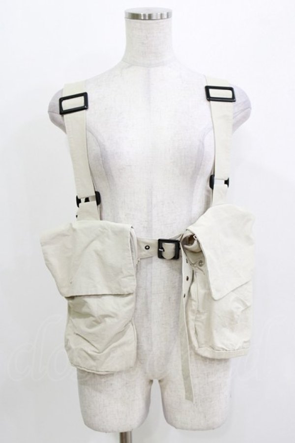 画像1: Candy Stripper / W POCKET BELTED VEST  ベージュ H-26-03-22-058-PU-TO-KB-ZH (1)