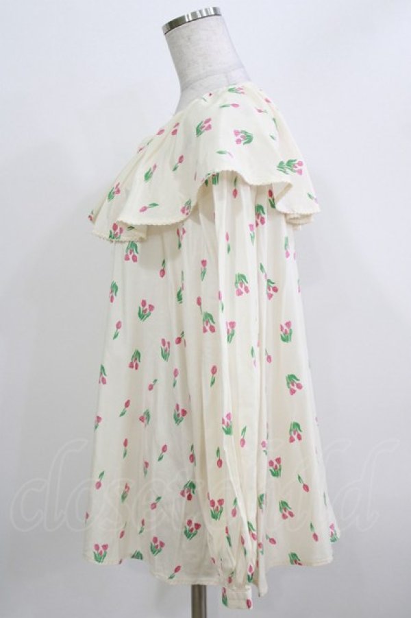 画像2: Candy Stripper / CHULIP VOLUME COLLARブラウス F アイボリー H-26-03-22-061-PU-BL-KB-ZH (2)