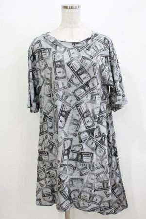 画像: HYSTERIC GLAMOUR / プリントカットワンピ FREE グレー H-26-03-22-067-PU-OP-AK-ZH