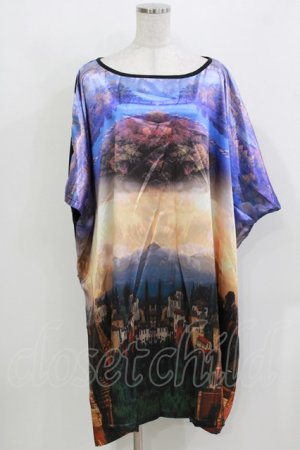 画像: MALKOMALKA / プリントロングカットソー M 黒 H-26-03-22-068-PU-TO-AK-ZH