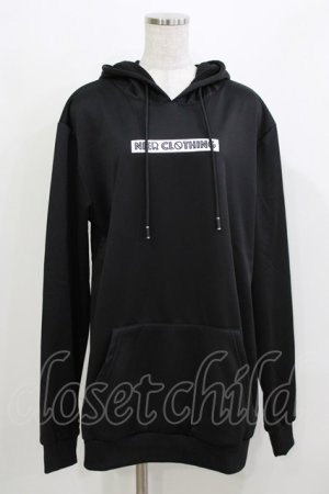 画像: NieR Clothing / プリントプルパーカー F 黒 H-26-03-22-072-PU-TO-KB-ZH