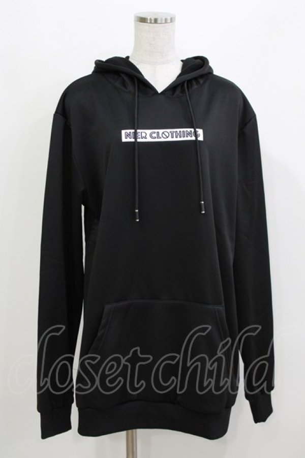 画像1: NieR Clothing / プリントプルパーカー F 黒 H-26-03-22-072-PU-TO-KB-ZH (1)