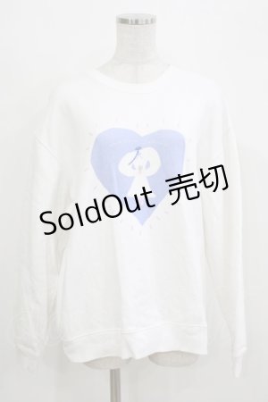 画像: merry jenny / AKI ISHIBASHI コラボトレーナー  ホワイト H-26-03-22-073-LO-TO-KB-ZH