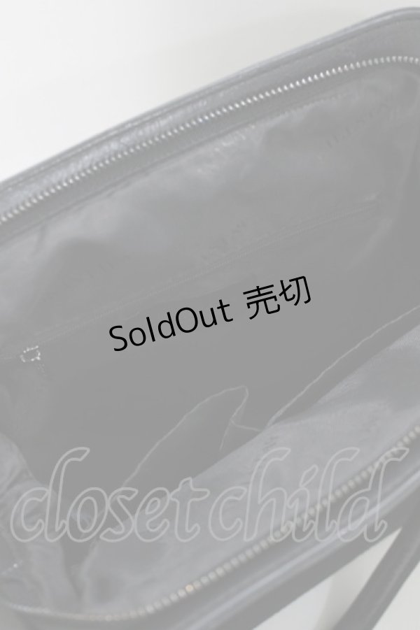 画像4: KILL STAR / ベルベットハンドバッグ  黒 H-26-03-22-079-SL-BG-AK-ZH (4)