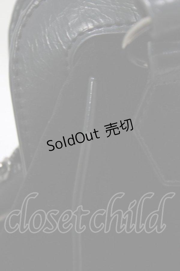 画像5: KILL STAR / ベルベットハンドバッグ  黒 H-26-03-22-079-SL-BG-AK-ZH (5)