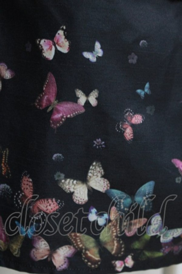 画像4: abilletage / バタフライタックスカート  ブラック H-26-03-22-001-GO-SK-KB-ZH (4)