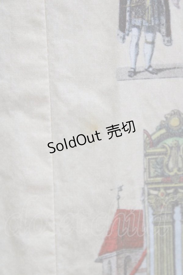 画像4: Jane Marple Dans Le Salon / Paper theaterタブリエドレス  レイトベージュ×マスタード H-26-03-22-010-JM-OP-KB-ZH (4)