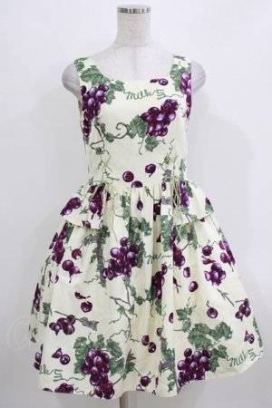 画像: MILK / ぶどうの神話ドレス  オフ H-26-03-22-012-ML-OP-KB-ZH