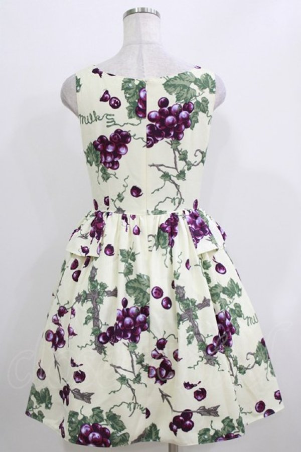 画像3: MILK / ぶどうの神話ドレス  オフ H-26-03-22-012-ML-OP-KB-ZH (3)