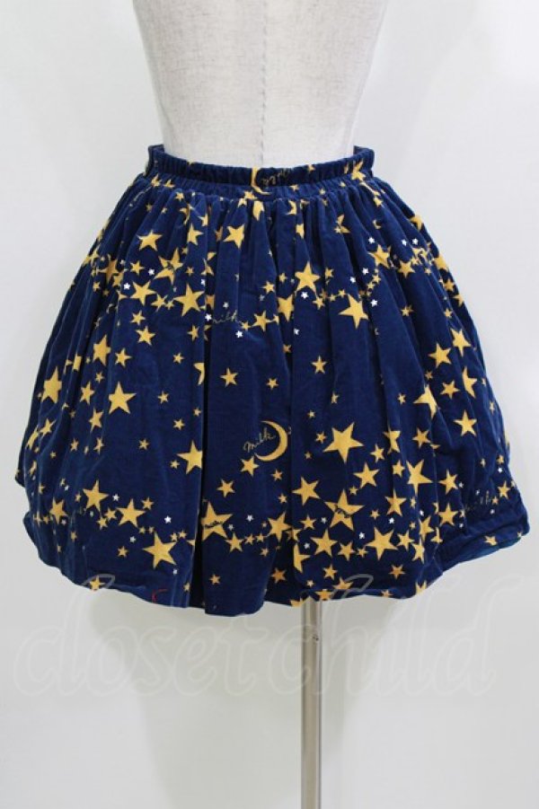 画像3: MILK / Twinkleスカート  ナイトブルー×ゴールド H-26-03-22-017-ML-SK-KB-ZH (3)