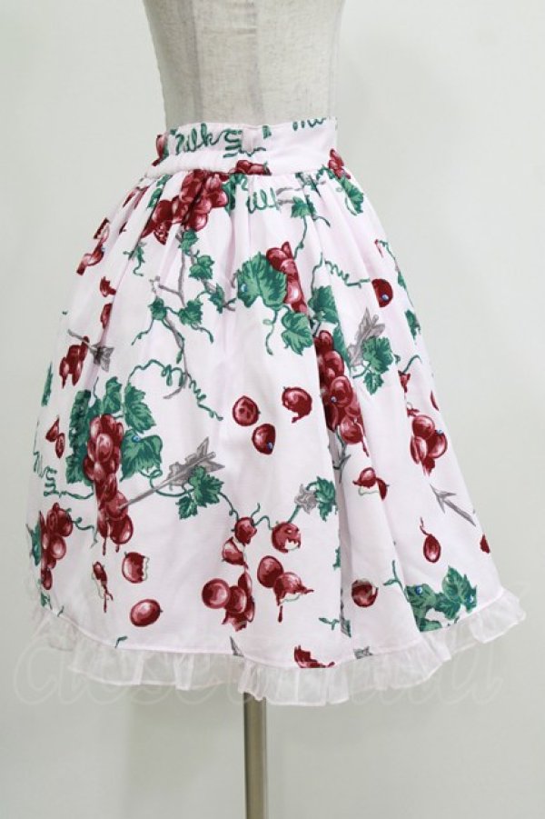 画像2: MILK / ぶどうの神話スカート  ベビーピンク H-26-03-22-021-ML-SK-KB-ZH (2)