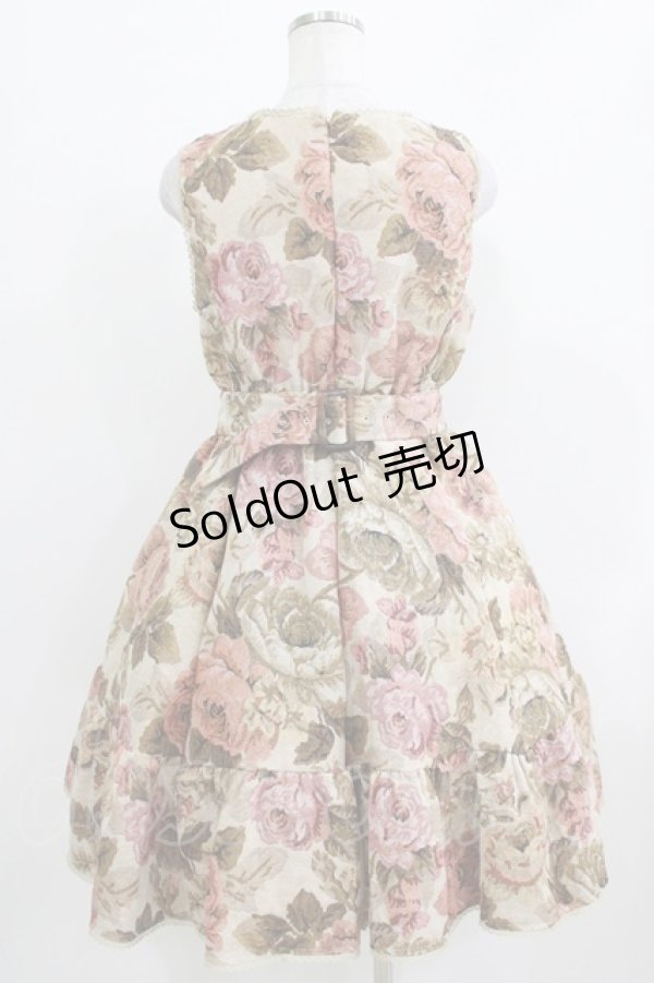 画像3: Kurumi Collaboration / TT*KRMゴブランジャンパースカート L ベージュ H-26-03-23-002-GO-OP-NS-ZH (3)