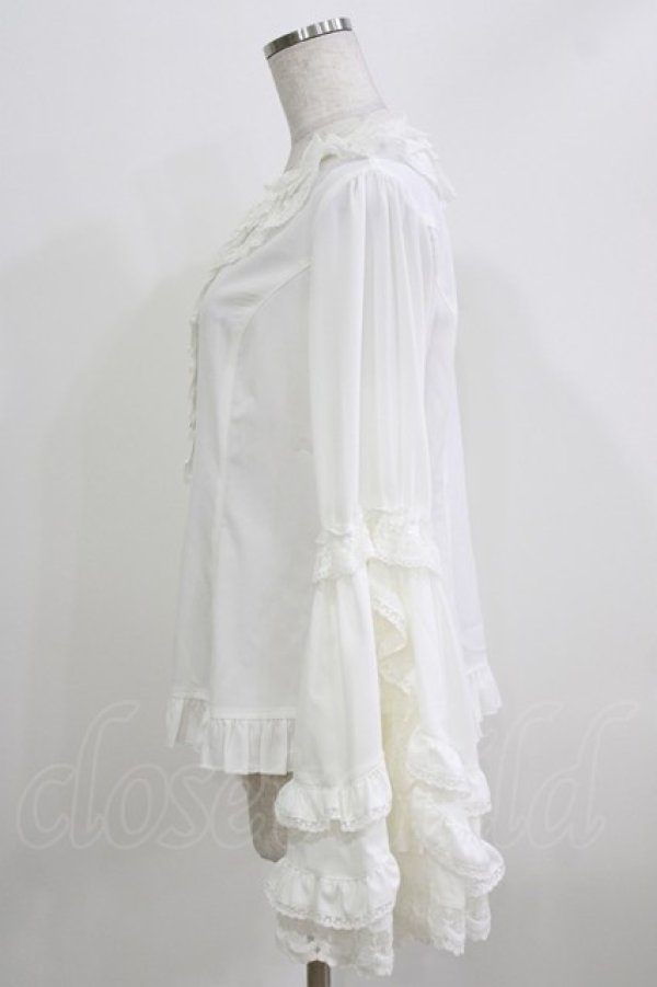 画像2: 幽三巷（海外ロリータブランド） / 姫袖ブラウス 2XL 白 H-26-03-23-034-PU-BL-NS-ZH (2)