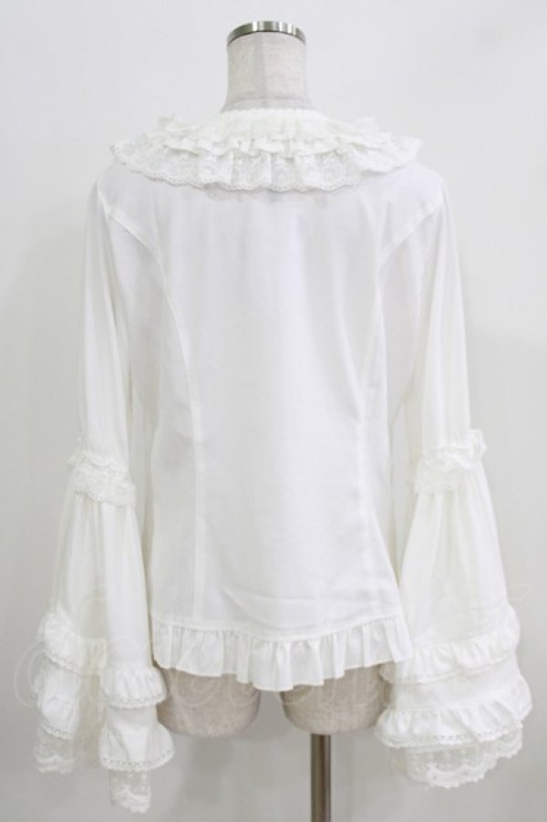 画像3: 幽三巷（海外ロリータブランド） / 姫袖ブラウス 2XL 白 H-26-03-23-034-PU-BL-NS-ZH (3)