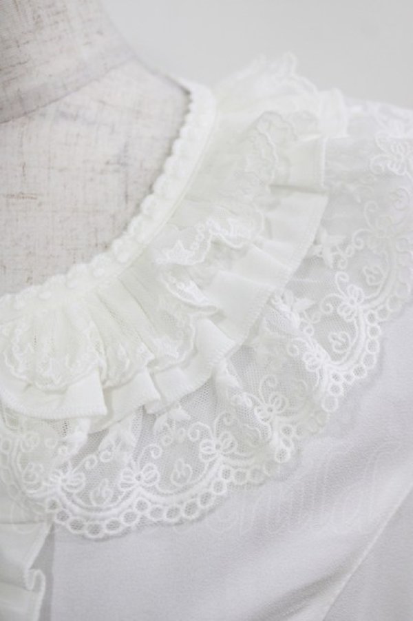画像4: 幽三巷（海外ロリータブランド） / 姫袖ブラウス 2XL 白 H-26-03-23-034-PU-BL-NS-ZH (4)