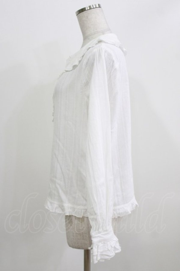 画像2: Lilia（海外ロリータブランド） / リボンブラウス 2XL 白 H-26-03-23-035-PU-BL-NS-ZH (2)