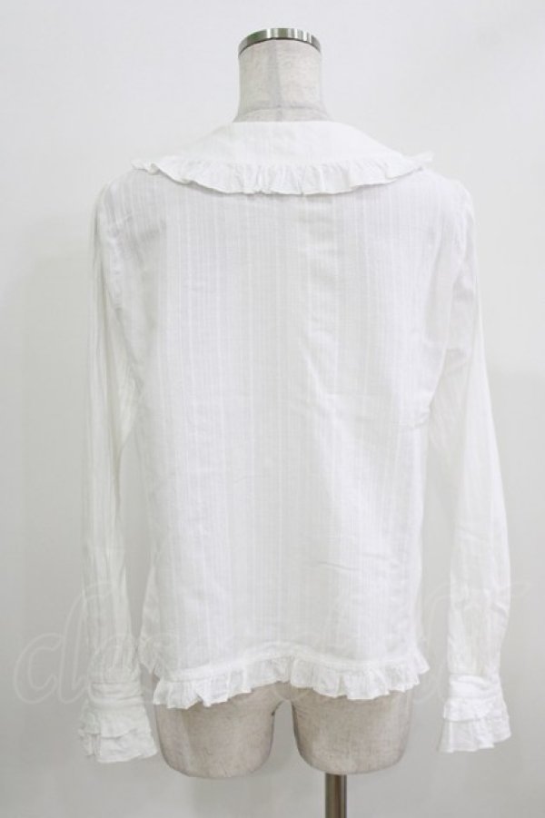 画像3: Lilia（海外ロリータブランド） / リボンブラウス 2XL 白 H-26-03-23-035-PU-BL-NS-ZH (3)