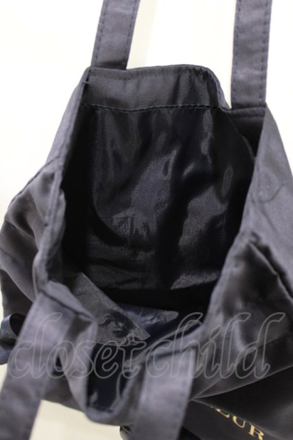 画像3: Maison de FLEUR / 2Wayリボンバッグ/MOOK本付録  ネイビー H-26-03-23-037-LO-BG-NS-ZH (3)