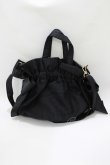 画像2: Maison de FLEUR / チュールパール2Wayギャザートートバッグ  ブラック H-26-03-23-038-LO-BG-NS-ZH (2)