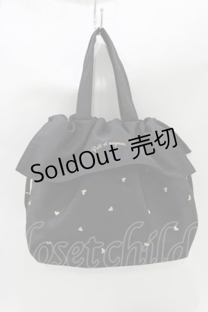 画像: m petit by misako / AMシシュウキンチャクトート  ブラック H-26-03-23-040-LO-BG-NS-ZH