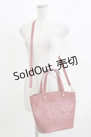 画像: m petit by misako / AMハナパンチング2WAYバッグ  ブラック H-26-03-23-042-LO-BG-NS-ZH