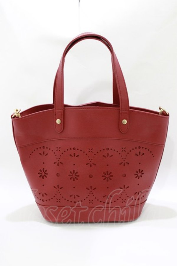 画像2: m petit by misako / AMハナパンチング2WAYバッグ  ブラック H-26-03-23-042-LO-BG-NS-ZH (2)