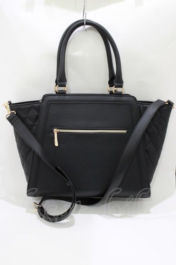 画像3: m petit by misako / サンリオコラボ AMキルティング2WAYバッグ  ブラック/クロミ H-26-03-23-045-LO-BG-NS-ZH (3)