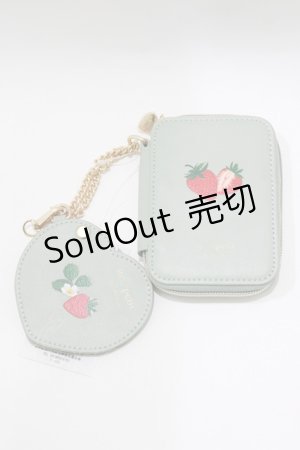 画像: m petit by misako / AMハートミラーツキポーチ  ミント H-26-03-23-051-LO-ZA-NS-ZH