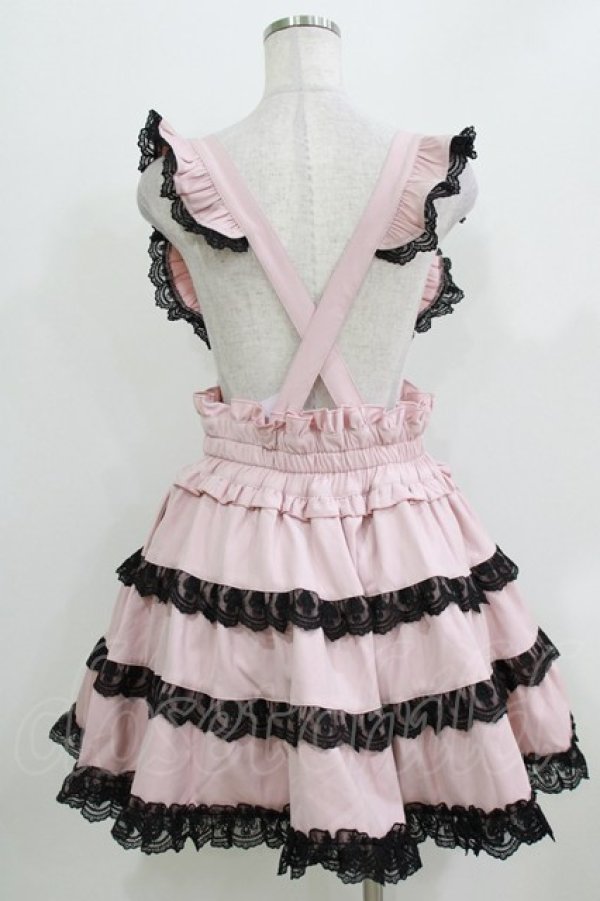 画像3: DearMyLove / ミルフィーユフリルスカート mini L ピンク/ブラック H-26-03-23-004-0-SK-NS-ZH (3)