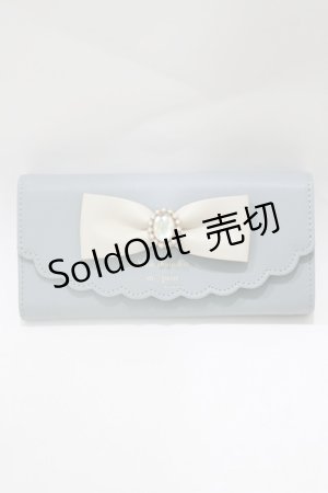 画像: m petit by misako / サンリオキャラクターズコラボ シナモロール 長財布  サックス H-26-03-23-057-LO-ZA-NS-ZH