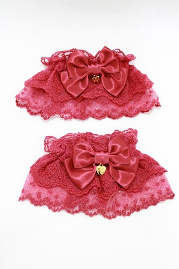 画像1: Angelic Pretty / Cute Ribbonお袖とめ  レッド H-26-03-23-062-AP-ZA-NS-ZH (1)