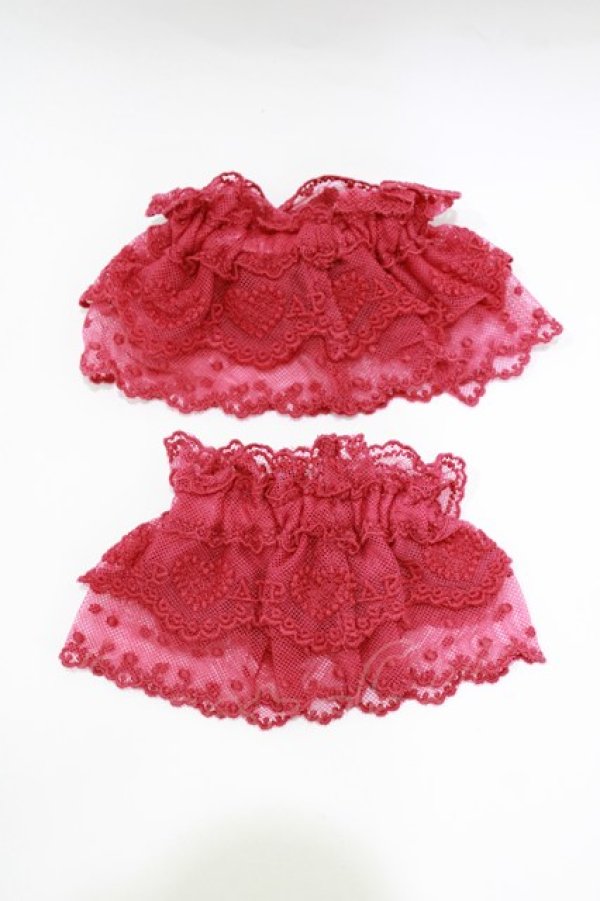 画像2: Angelic Pretty / Cute Ribbonお袖とめ  レッド H-26-03-23-062-AP-ZA-NS-ZH (2)