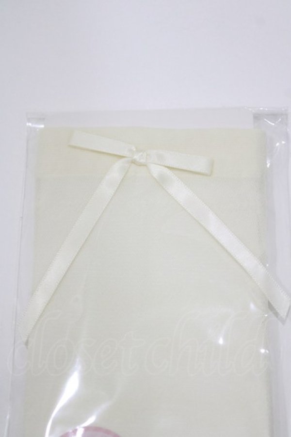 画像2: m petit by misako / AMOVKハートレースリボン  アイボリー H-26-03-23-063-LO-ZA-NS-ZH (2)